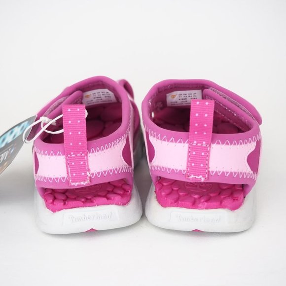 Timberland Little Harbor Sandal Toddler Pink White - Picture 6 of 12
